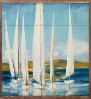 Horizon Sailboat By Julia Purinton